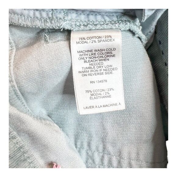 NEW! Vineyard Vines Girls Light Blue / Slate Ribbed Corduroy Flare Pants Size 12 - Picture 6 of 6